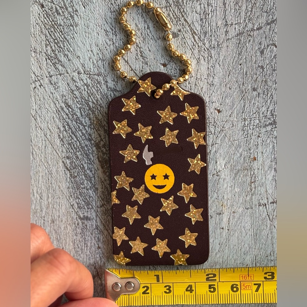 Coach Dark Brown Leather Key Holder - Picture 6 of 6